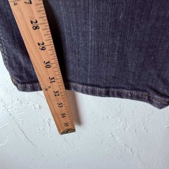 Cowgirl Tuff Co Jeans Womens Size 29 Dark Wash Bootcut Embroidered Stretch Denim - Picture 6 of 8